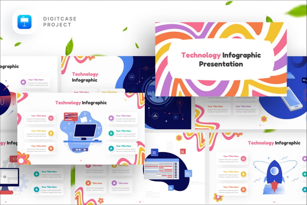 计算机人工智能AI核心技术原理展示Keynote模板