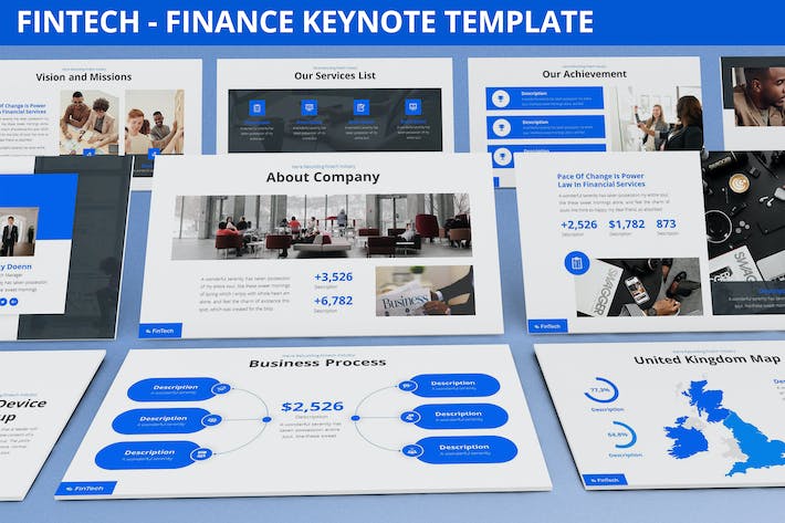金融科技Fintech创新技术与数字化银行发展PPT模板
