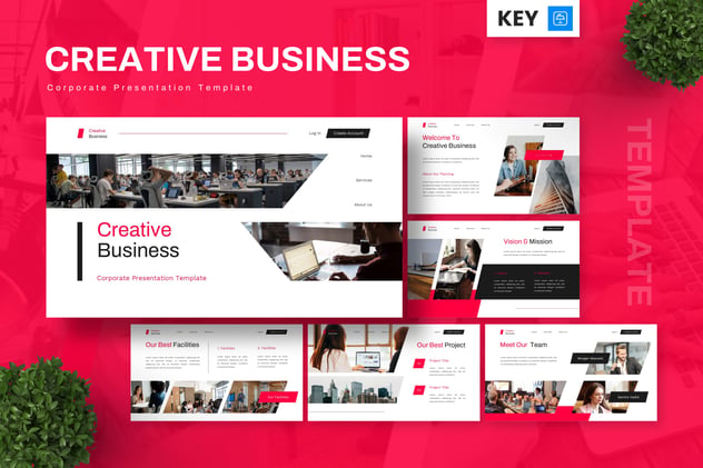 创意商务品牌营销策略与企业传播方案Keynote模板
