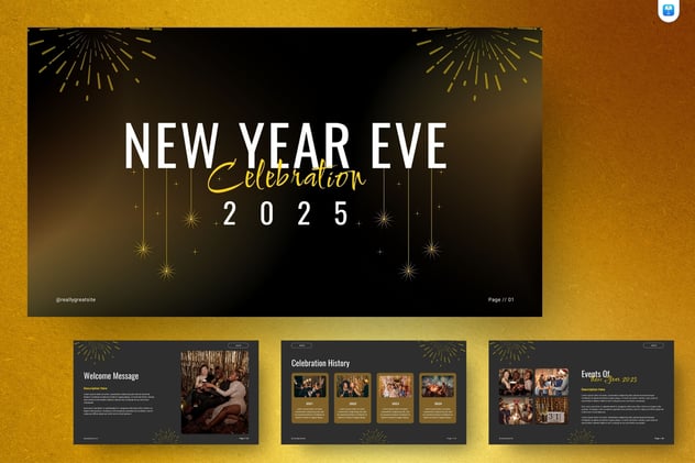 新年快乐开工大吉动员大会与CEO年度讲话Keynote Keynote Template