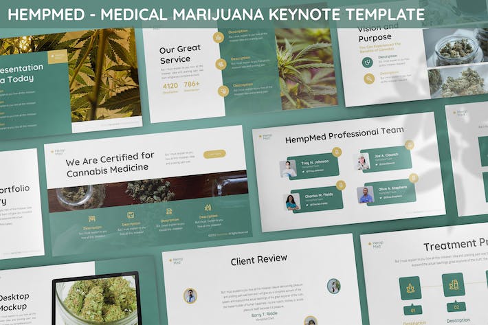 专业医用植物药理介绍、中草药产地及分布图谱展示通用keynote模板