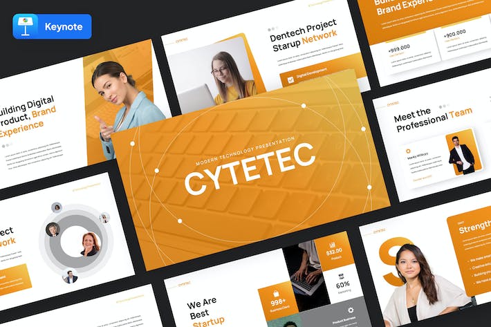 科技IT互联网创业项目推介融资计划书Keynote模板